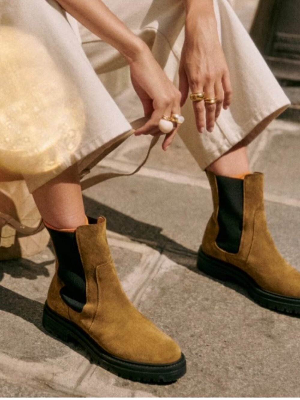 Sezane Lela Low Boots